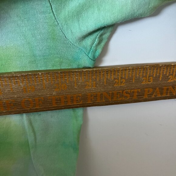 Vintage 90s Jamaica Joe's T Shirt Womens Green White Medium M USA Single Stitch - Picture 16 of 16